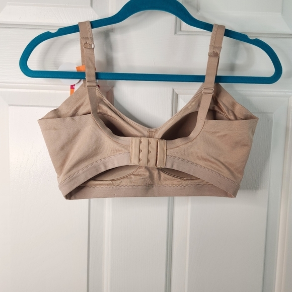 Women's Warners Bra Sz L Nude All Over Stretch NWT - Picture 6 of 12